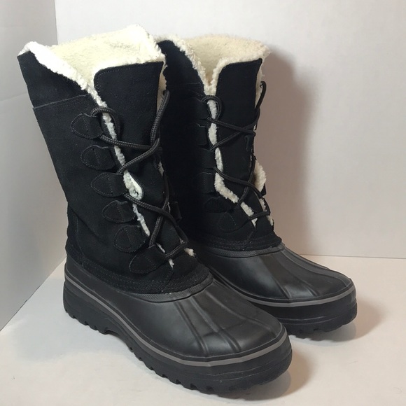 Khombu Shoes - Khombu Duck Boots Women’s Black Suede Boots